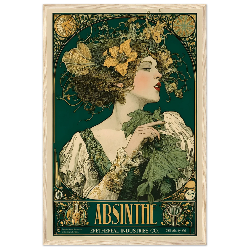 L’Absinthe d’Ombre - Poster & Framed Print