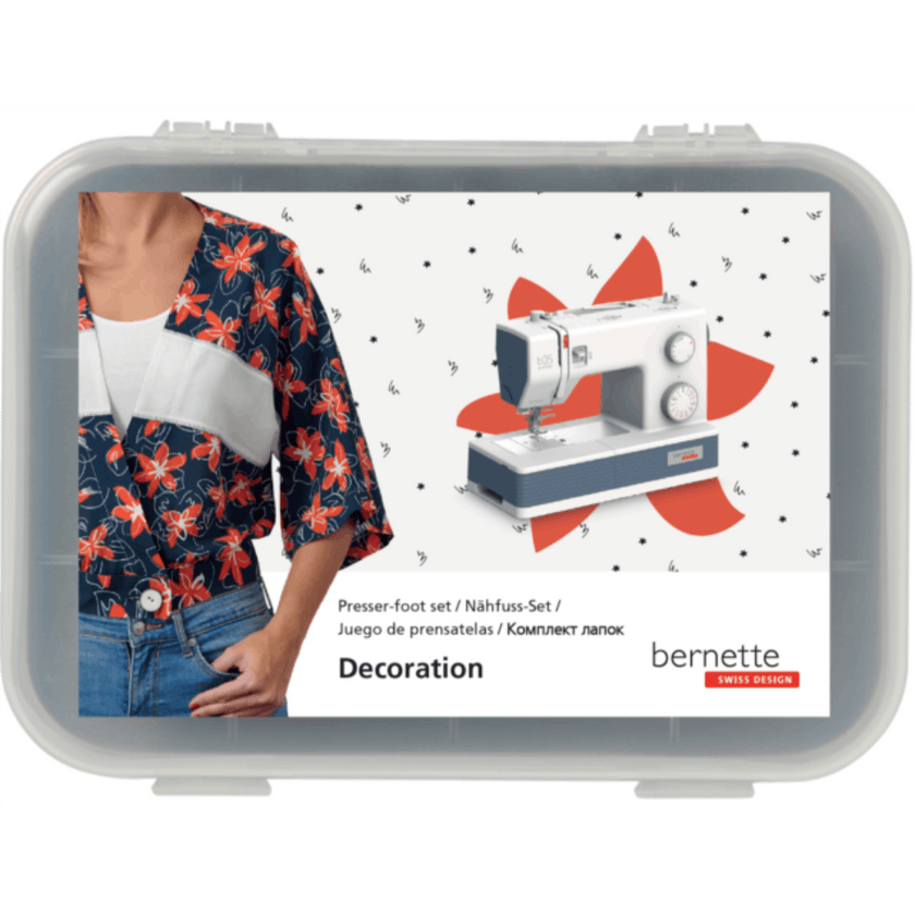 Bernette B05/Sew & Go Decorative 9 Feet Set/Kit