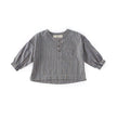 Gingham Long Sleeve Top | Indigo | Pehr