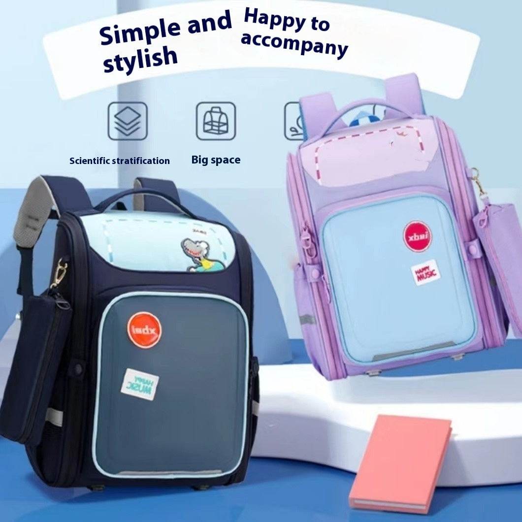 Ergonomic Kids School Backpack – Waterproof Spine Protection Bag for Boys & Girls | Grades 1–6