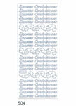 Deco Stickers - Sinceres Condoleances