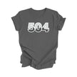 504 New Orleans Louisiana USA Area Code City Skyline Gift - Unisex T-Shirt - Inspired X