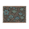 Woven Blanket — Boho Floral Throw Blanket, Vintage-Inspired Tulip & Poppy Pattern