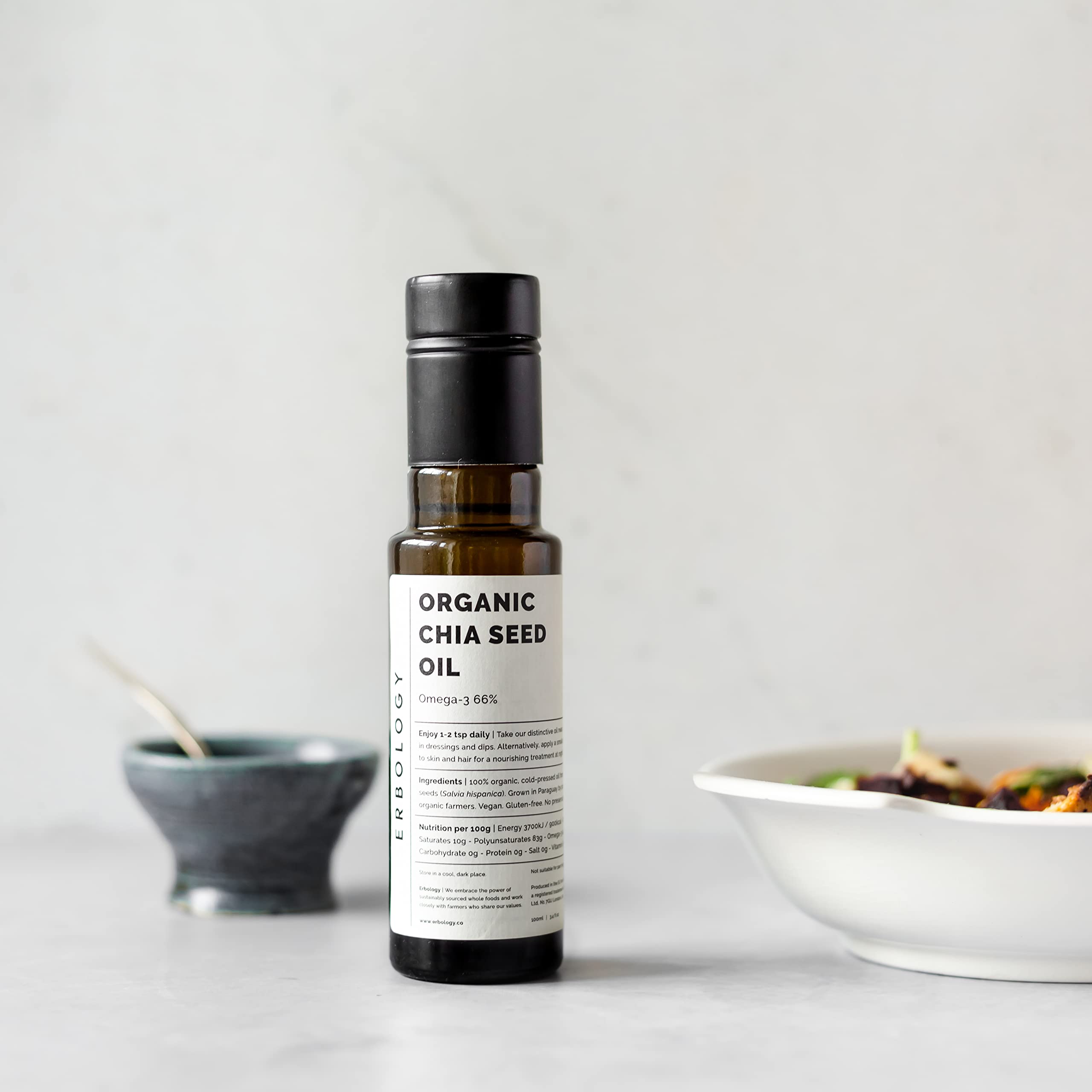 Erbology - Organic Chia Seed Oil (100ml)