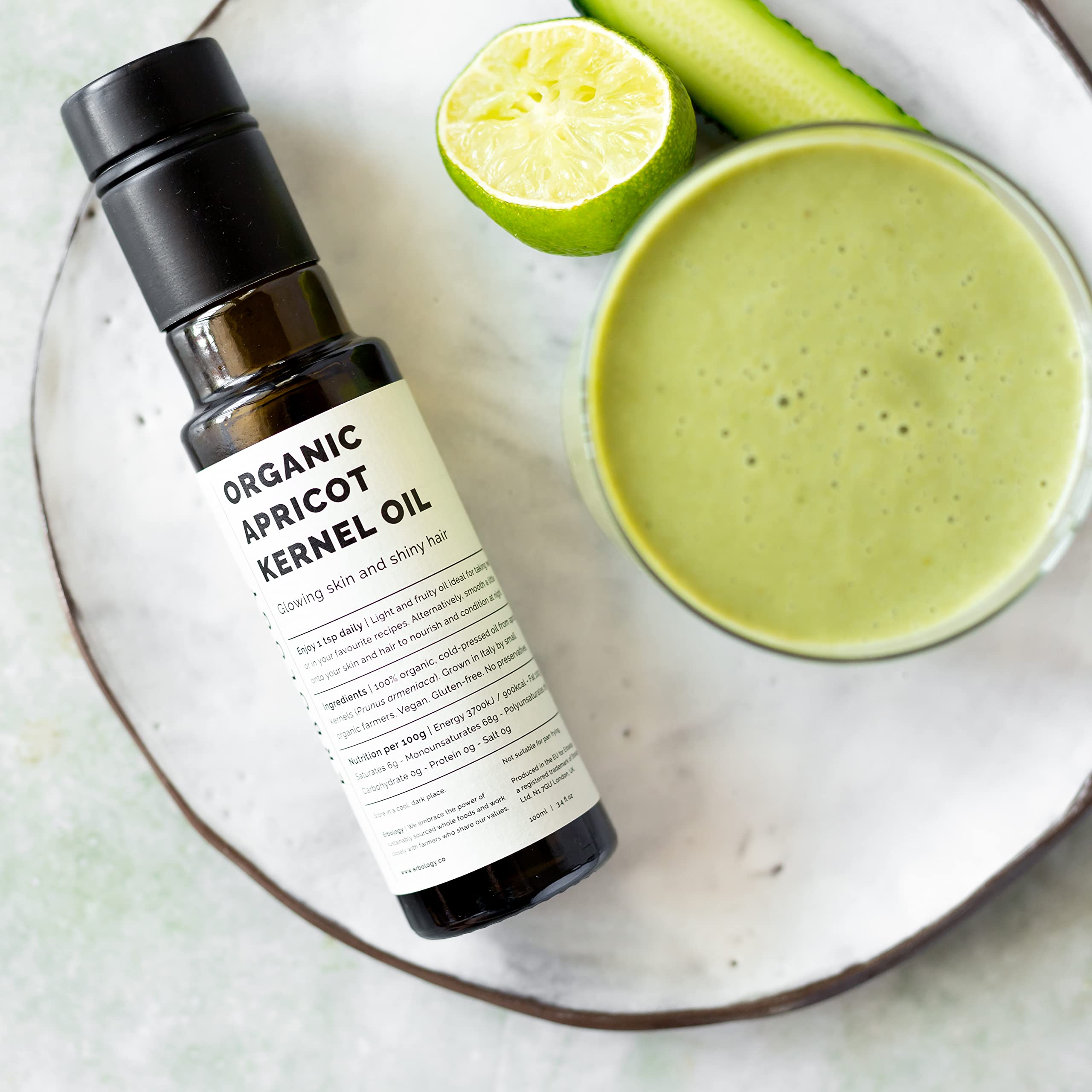 Erbology - Organic Apricot Kernel Oil (100ml)