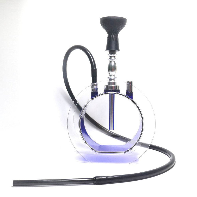 Acrylic round pot hookah set