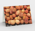Set of 3 Blank Greeting Cards | 5 x 7 | Lychee