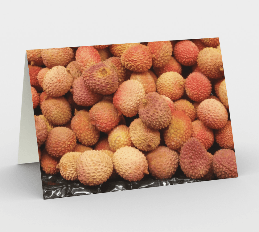 Set of 3 Blank Greeting Cards | 5 x 7 | Lychee