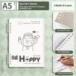 Kawaii Spiral Notebook – Detachable Coil Student Notepad A5/B5 | Frosted Cover