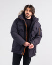 Outdoor Survival Canada Men's Kanti -40 Down Parka, Cold Lake Blue, Medium - ON DISPLAY