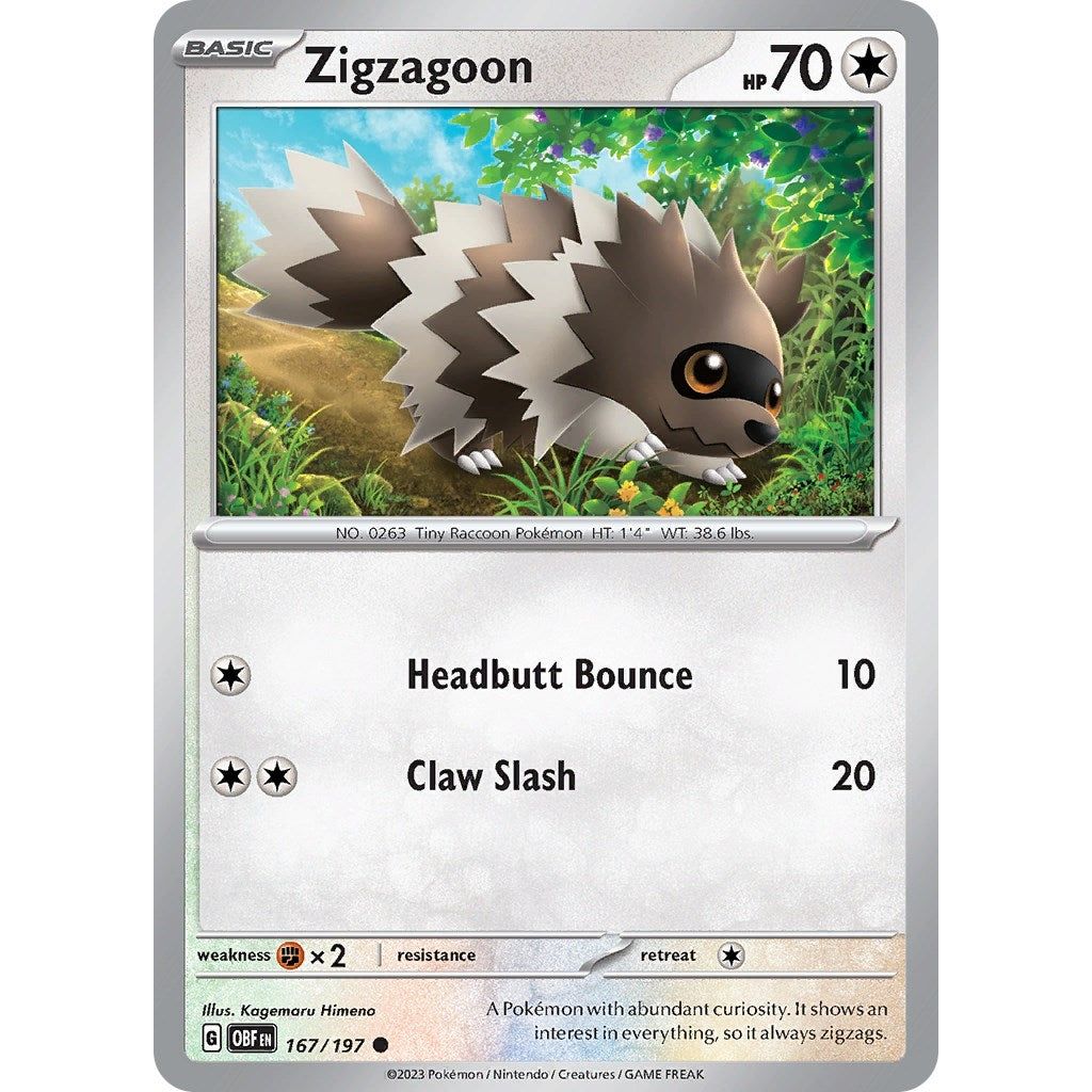 Zigzagoon (167/197) (OBF)