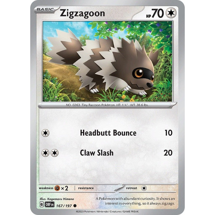 Zigzagoon (167/197) (OBF)