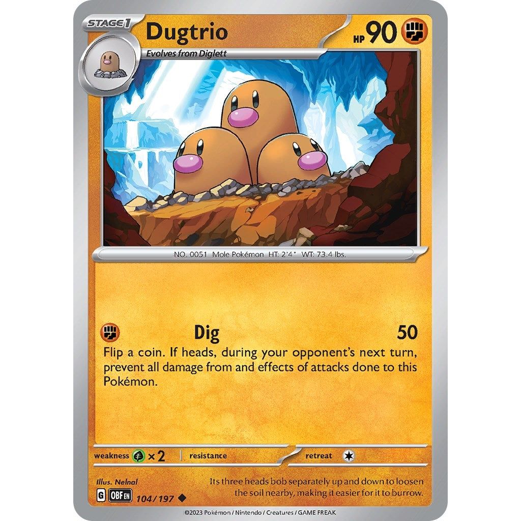 Dugtrio (104/197) (OBF)