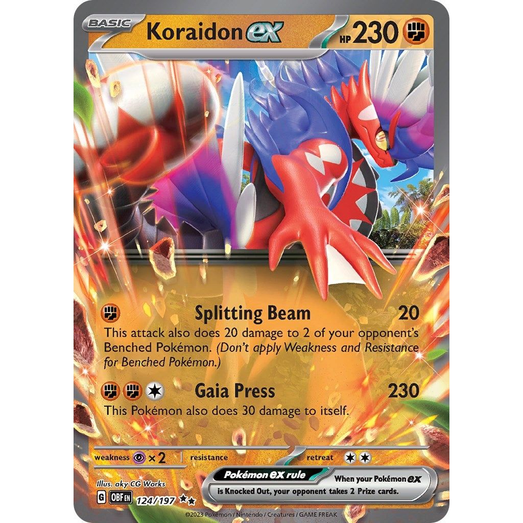 Koraidon ex (124/197) (OBF)