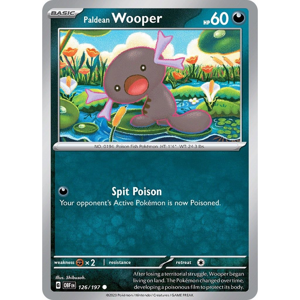 Paldean Wooper (126/197) (OBF)