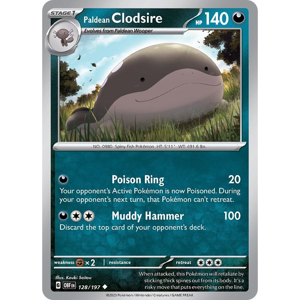 Paldean Clodsire (128/197) (OBF)