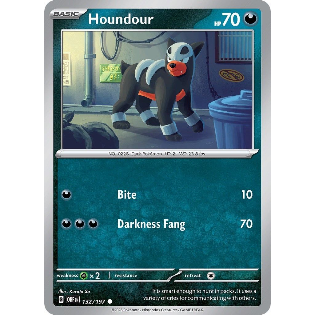Houndour (132/197) (OBF)