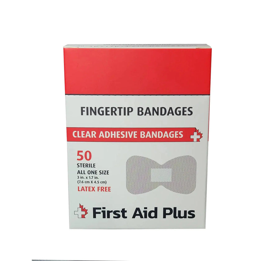 Plastic Adhesive Fingertip Bandage, 3