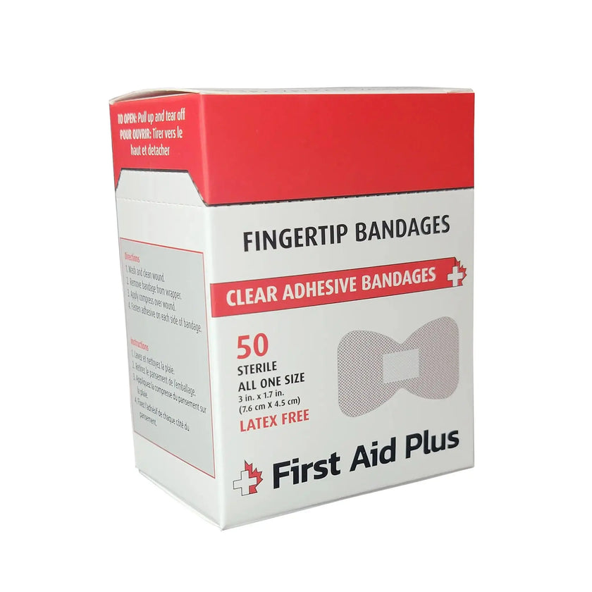 Plastic Adhesive Fingertip Bandage, 3