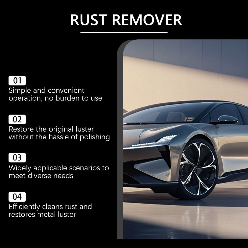 Car Rust Remover for Wheel Hubs and Metal Parts – Cleans, Brightens & Restores Shine | 100ml