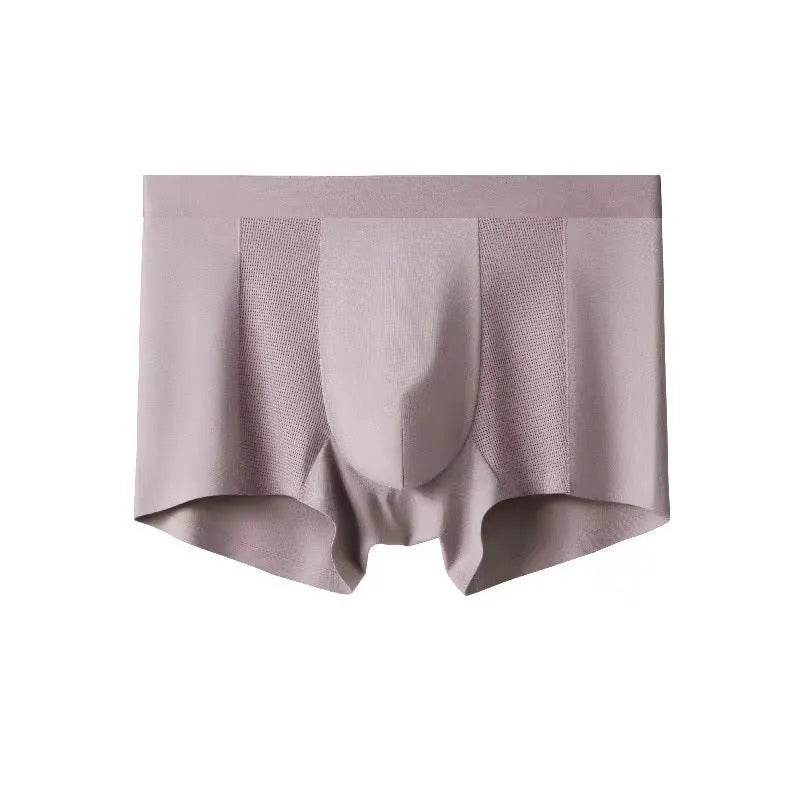 Seamless Breathable Modal Spandex Men's Boxer Briefs Underwear