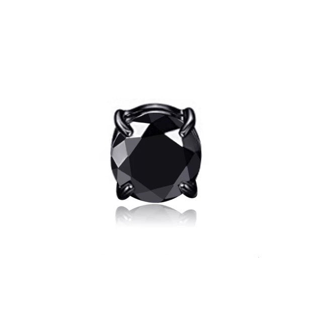 Unisex Zircon Magnetic Ear Clip – No Piercing Rhinestone Stud Earring in 6mm & 8mm
