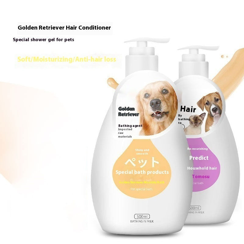 Pet Shower Gel & Shampoo – Breed-Specific Formula for Dogs & Cats | Deodorizing Bath Wash