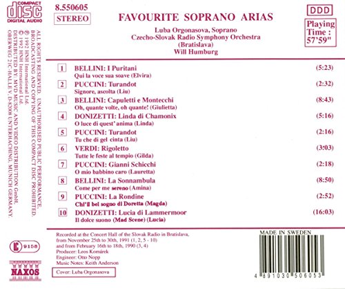 Favourite Soprano Arias