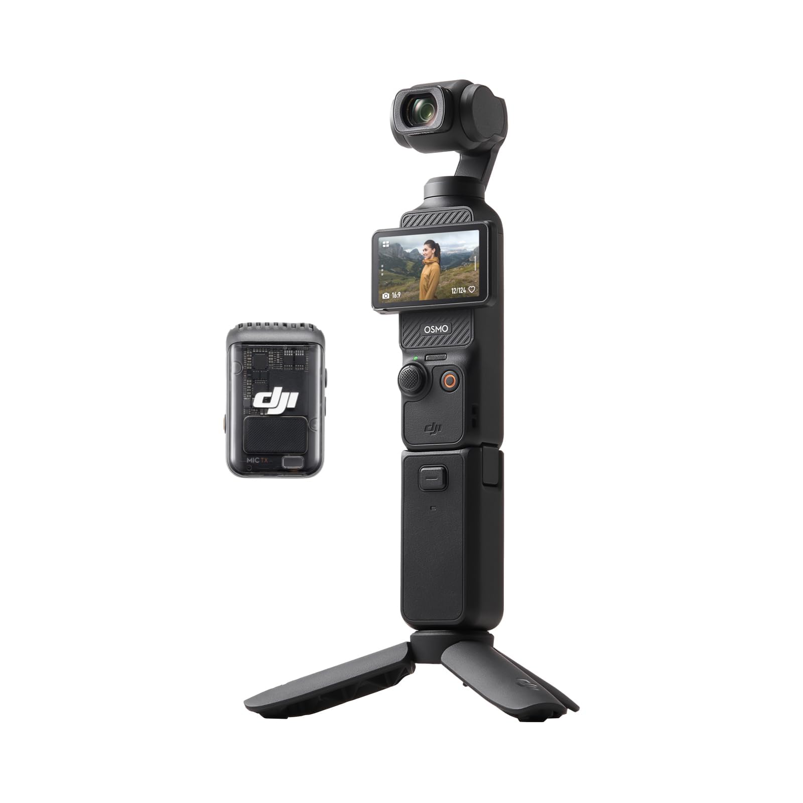 DJI Osmo Pocket 3 Creator Combo, Vlogging Cameras with 1'' CMOS, 4K/120fps Vlog Camera, 3-Axis Stabilization, Face/Object Tracking, Mic Included for Clear Sound, Digital Vlogging Camera for YouTube 🍁 All In One Marketplace Canada