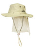 Misty Mountain Bosun Cotton Canvas Sun Hats with Hide-Away Neck Sun Flap