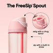 Owala FreeSip Tritan Insulated Stainless Steel Water Bottle with Straw, BPA-Free Sports Water Bottle, Great for Travel, 25 Oz, Rose Quartz 🍁 All In One Marketplace Canada