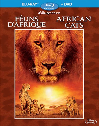 Disneynature : Félins d'Afrique / African Cats (Bilingual Blu-ray Combo) [Blu-ray + DVD] (Version française)