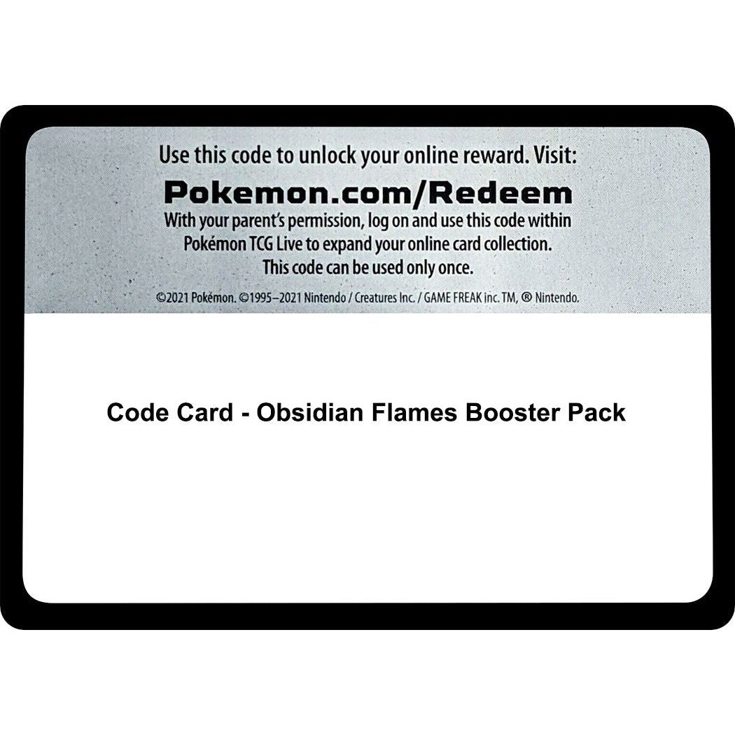 Code Card - Obsidian Flames Booster Pack (OBF)