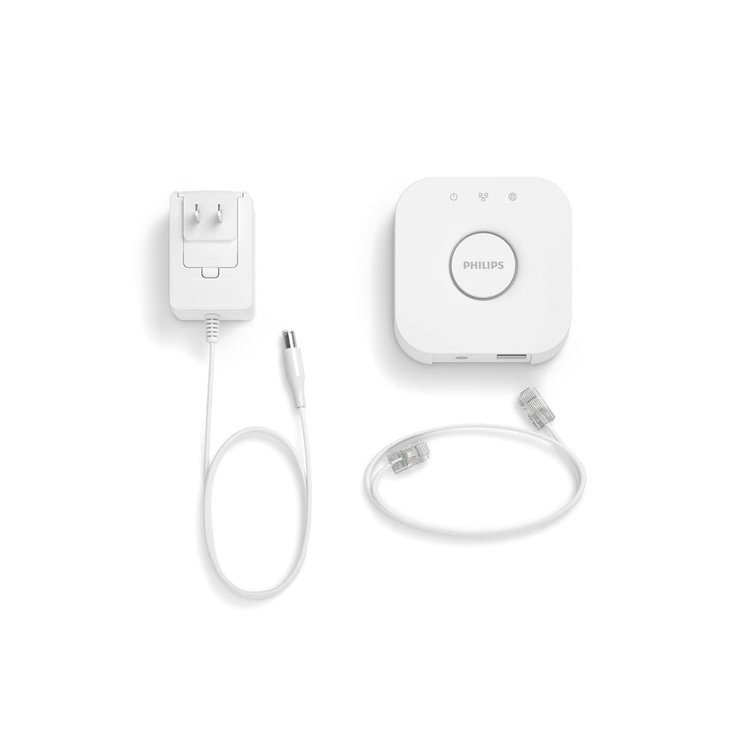 Philips Hue Bridge - Unlock the Full Potential of Hue - Multi-Room and Out-of-Home Control - Create Automations and Zones - Secure, Stable Connection Won't Strain Your Wi-Fi - Works with Voice, Matter 🍁 All In One Marketplace Canada
