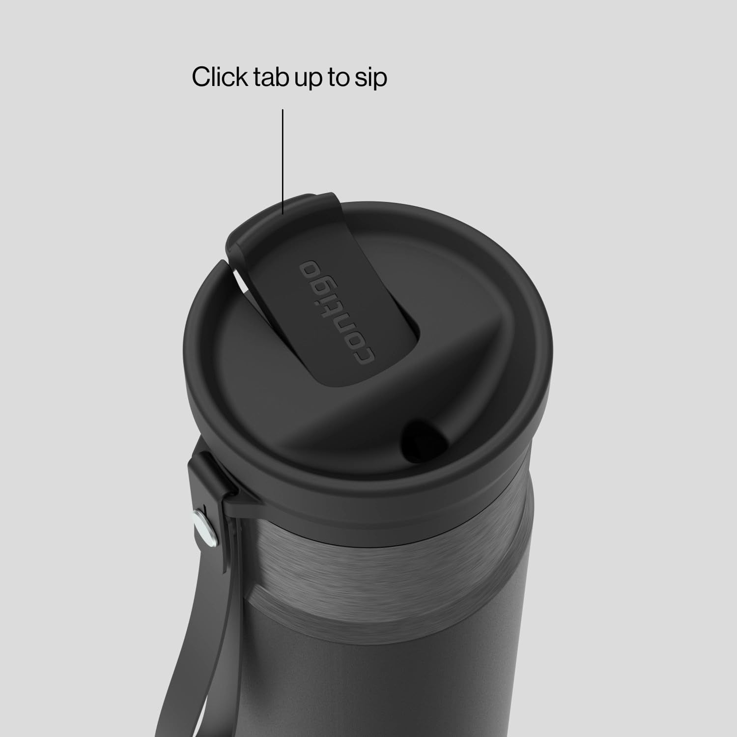Contigo SnapSeal 16 oz Travel Mug w/Carry Strap | Vacuum-Insulated Stainless Steel for Hot Coffee & Tea or Cold Drinks | Spill-Proof Lid w/Straw Compatibility | BPA & Lead-Free | Dishwasher Safe 🍁 All In One Marketplace Canada