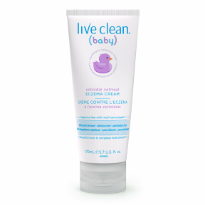Live Clean - Eczema Cream Colloidal Oatmeal (170ml)