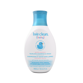 Live Clean - Baby Perfume Free Tearless ShamWash (300ml)