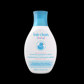 Live Clean - Baby Perfume Free Tearless ShamWash (300ml)