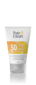 Live Clean - Sheer Mineral Sun Lotion SPF50 Face (113g)