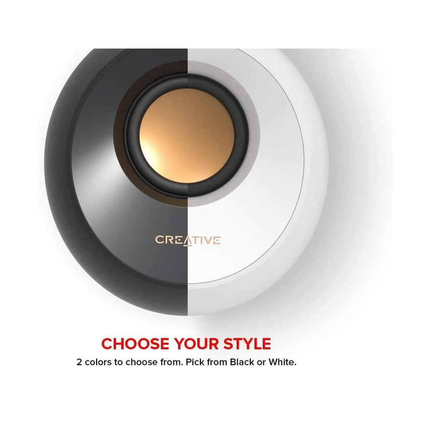 Creative Pebble 2.0 USB-Powered Desktop Speakers with Far-Field Drivers and Passive Radiators for PCs and Laptops (Black) 🍁 All In One Marketplace Canada