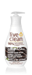 Live Clean - Vanilla Oatmeal Soothng Liquid Soap (500ml)