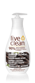 Live Clean - Vanilla Oatmeal Soothng Liquid Soap (500ml)