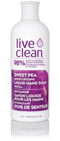 Live Clean - Sweat Pea Liquid Hand Soap Refill (1L)