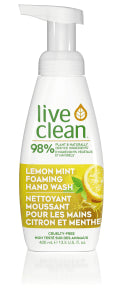 Live Clean - Lemon Mint Foaming Hand Soap (400ml)