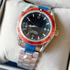 Men's 00 Agent Diver Style Watch – Rotating Bezel, Steel Strap, 6 Colours