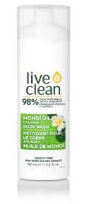 Live Clean - Calming Body Wash Monoï Oil (500ml)