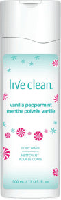 Live Clean - Vanilla Peppermint Body Wash 500ml (500ml)