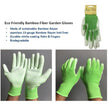 GARDEN ESSENTIALS 51257 Garden Bamboo Fiber Gloves