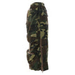 Three-dimensional Camouflage Zipper Pocket Side Slit  pencil Midi Cargo Skirt