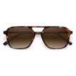 SOJOS Retro Aviator Sunglasses for Women Men,Trendy Rectangle Womens Mens Shades Sun Glasses SJ2202 Tortoise Frame Brown Grading Lens 🍁 All In One Marketplace Canada